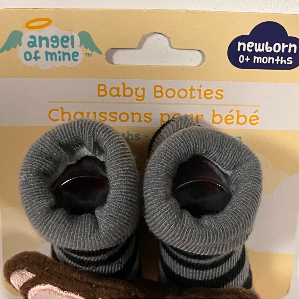 Monkey Baby Booties - Picture 2 of 5